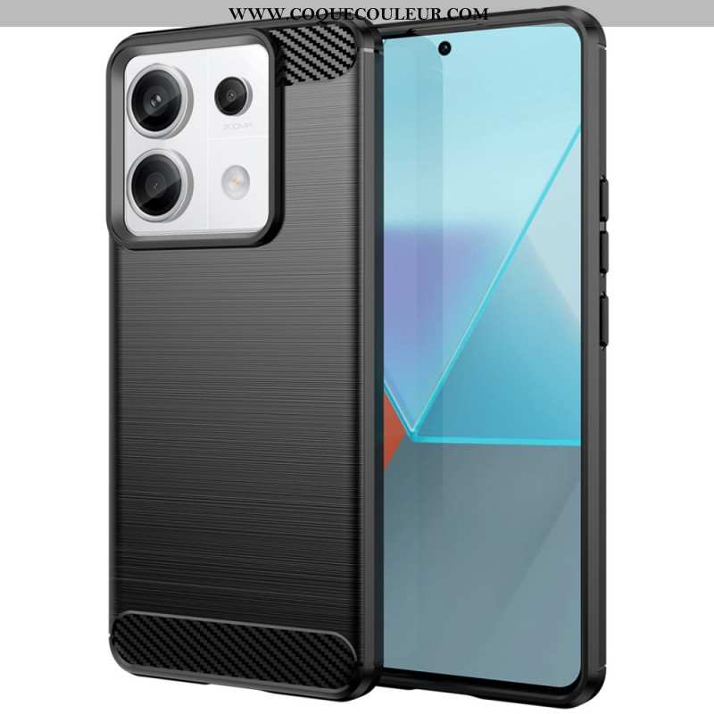 Coque Xiaomi Redmi Note 13 Pro 5G / Poco X6 5G Texture de Fibre de Carbone