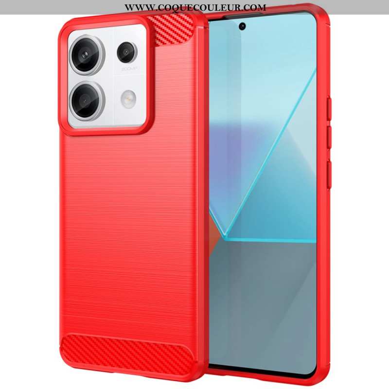 Coque Xiaomi Redmi Note 13 Pro 5G / Poco X6 5G Texture de Fibre de Carbone