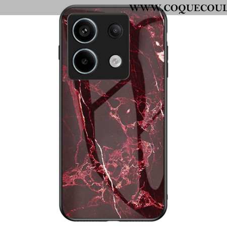 Coque Xiaomi Redmi Note 13 Pro 5G / Poco X6 5G Verre Trempé Marbre Rouge