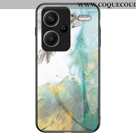 Coque Xiaomi Redmi Note 13 Pro Plus 5G Verre Trempé Marbre Pigeon Volant