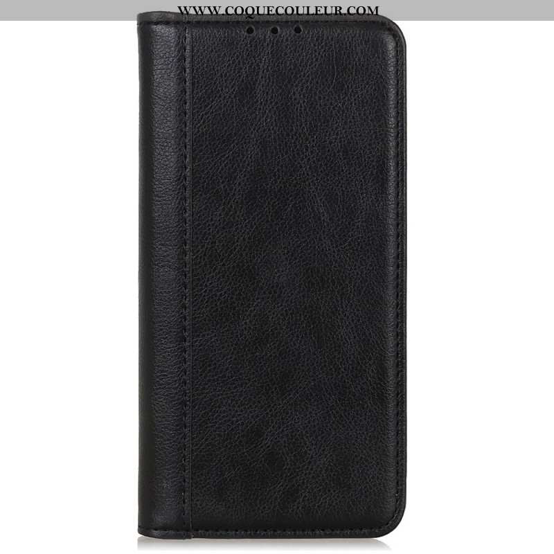 Flip Cover Xiaomi Redmi Note 13 Pro Plus 5G Cuir Fendu Rétro