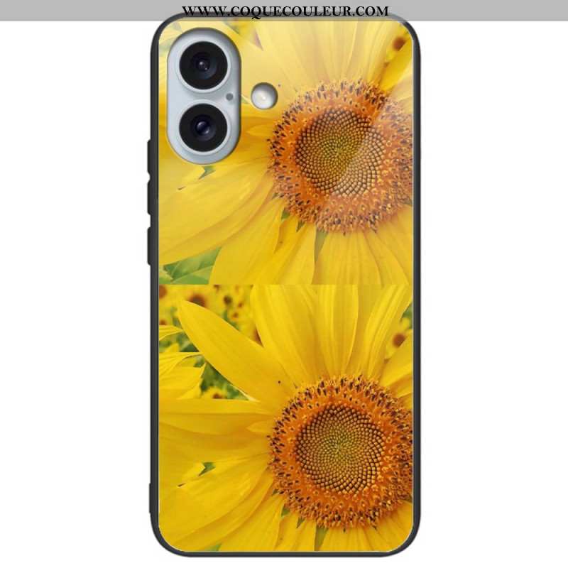 Coque iPhone 16 Plus Verre Trempé Différents Graphiques