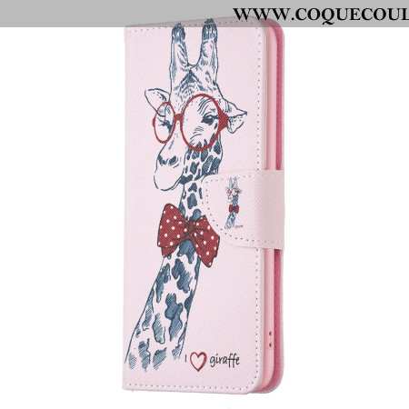 Housse iPhone 16 Plus Girafe Intello