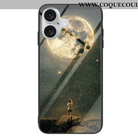 Coque iPhone 16 Plus Verre Trempé Lune