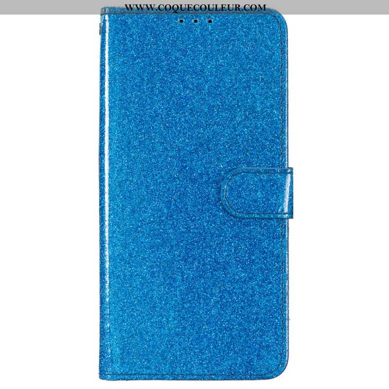 Housse iPhone 16 Plus Paillettes à Lanière