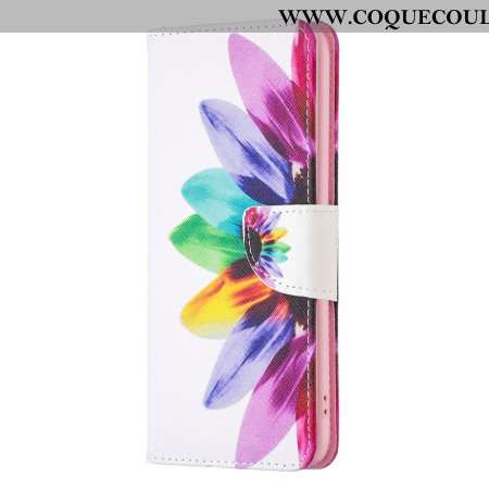 Housse iPhone 16 Plus Fleur Aquarelle