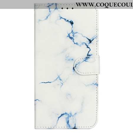 Housse iPhone 16 Plus Motif Marbre Blanc