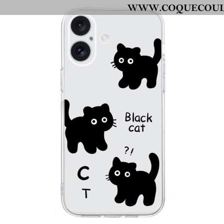 Coque iPhone 16 Plus Black Noir