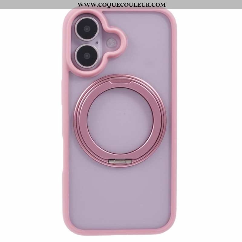 Coque iPhone 16 Plus Support Rotatif Compatible MagSafe