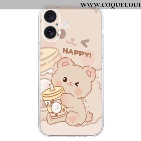 Coque iPhone 16 PlusHappy Bear