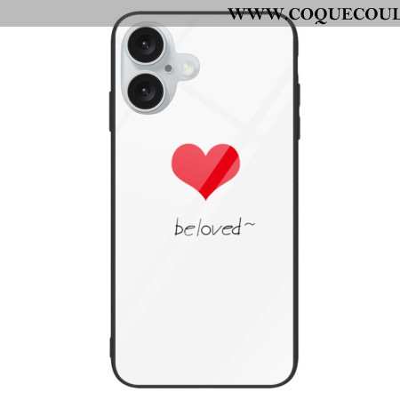 Coque iPhone 16 Plus Verre Trempé Beloved