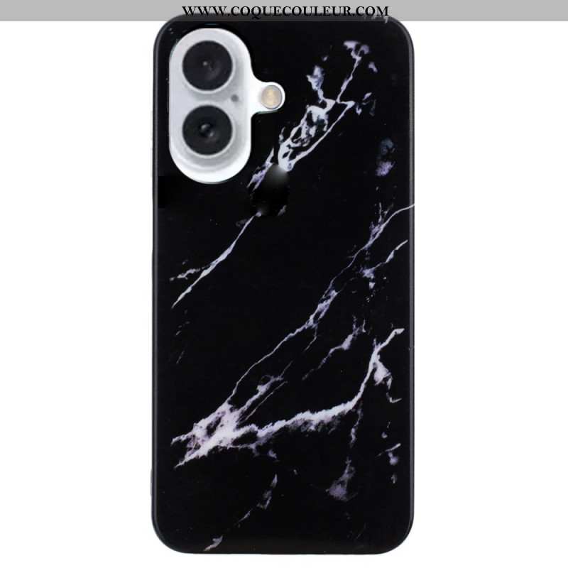 Coque iPhone 16 Plus Motif Marbre