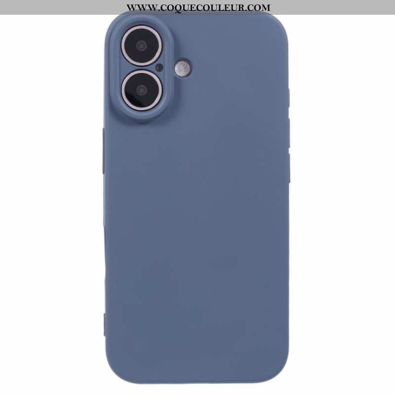 Coque iPhone 16 Plus Silicone Doublure Fibre