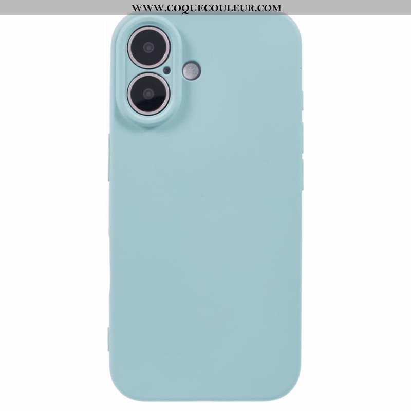 Coque iPhone 16 Plus Silicone Doublure Fibre