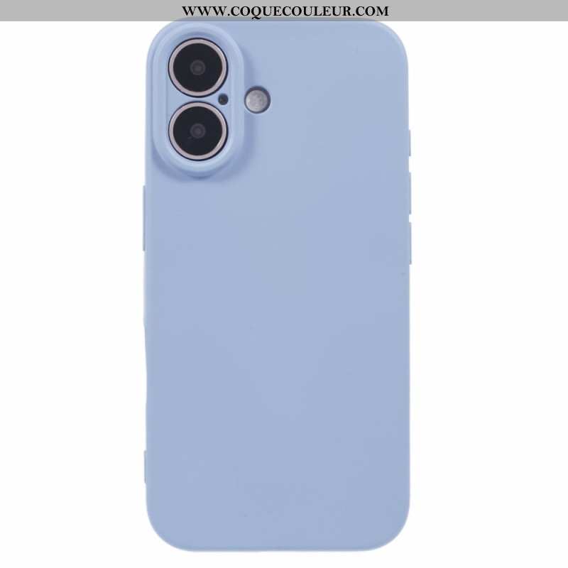 Coque iPhone 16 Plus Silicone Doublure Fibre