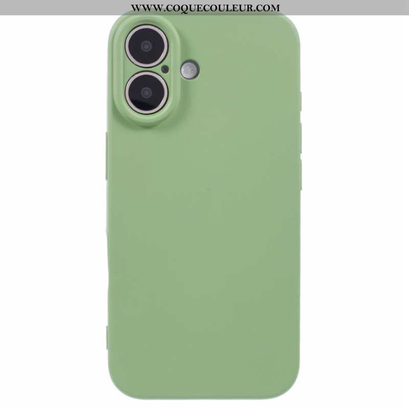 Coque iPhone 16 Plus Silicone Doublure Fibre