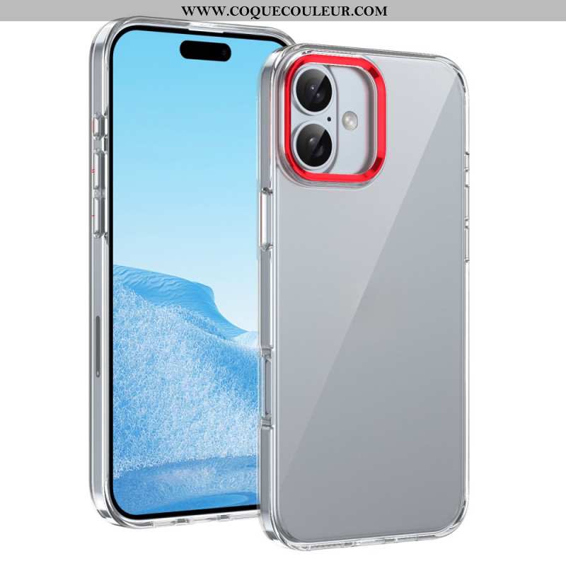 Coque iPhone 16 Plus Cadre Appareil Photo Alliage d'Aluminium