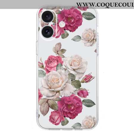 Coque iPhone 16 Plus Jolies Pivoines