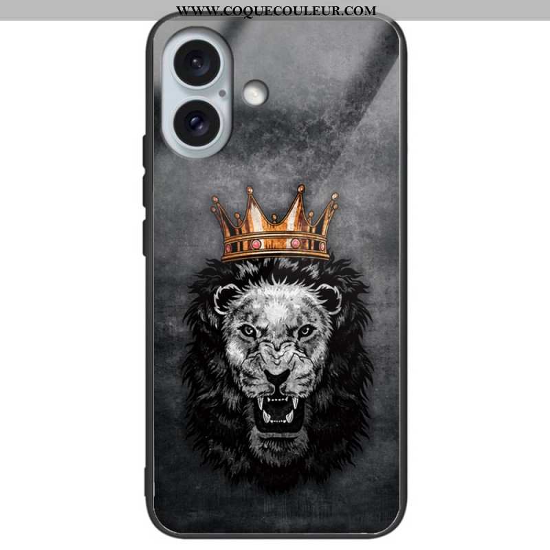 Coque iPhone 16 Plus Verre Trempé Motif