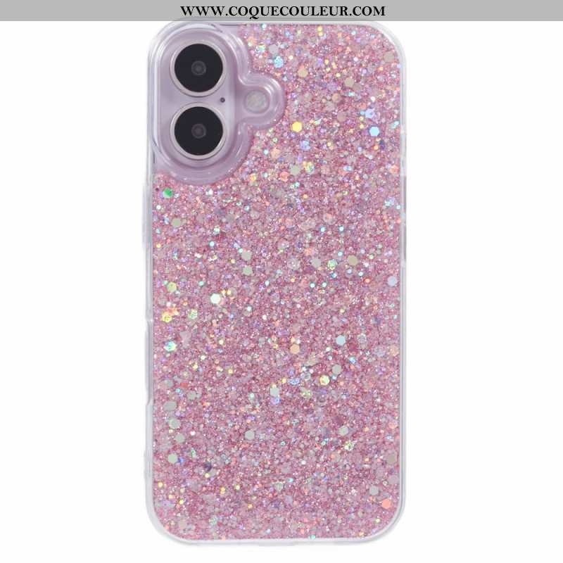 Coque iPhone 16 Plus Paillettes