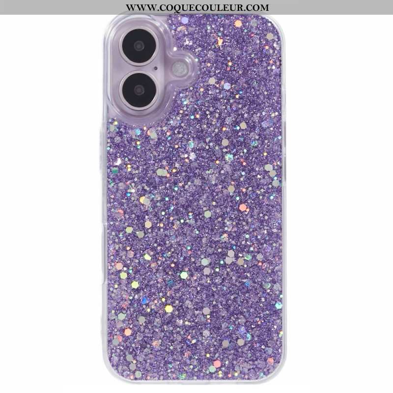 Coque iPhone 16 Plus Paillettes