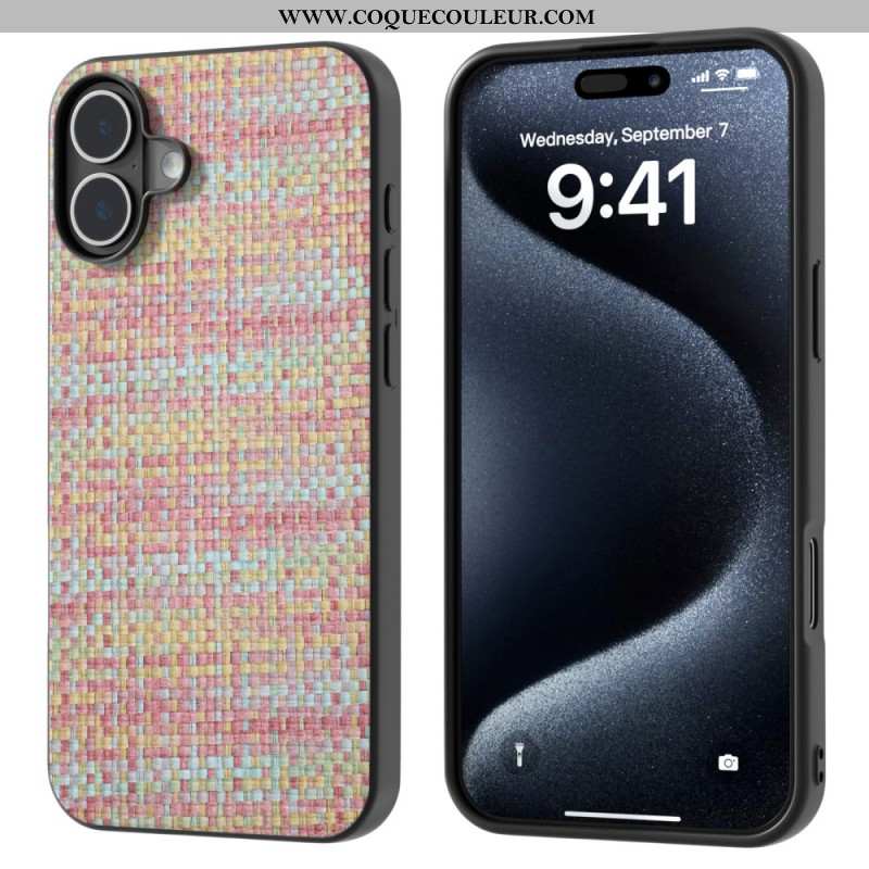 Coque iPhone 16 Plus Texture Raffinée