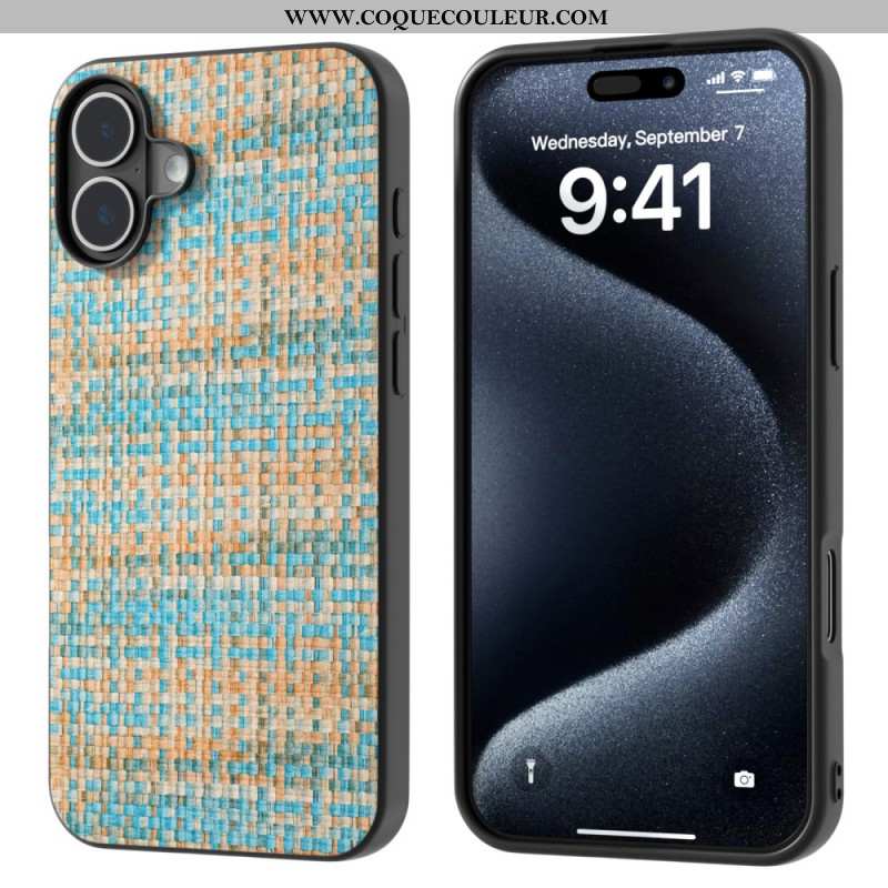 Coque iPhone 16 Plus Texture Raffinée