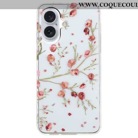 Coque iPhone 16 Plus Fleurettes