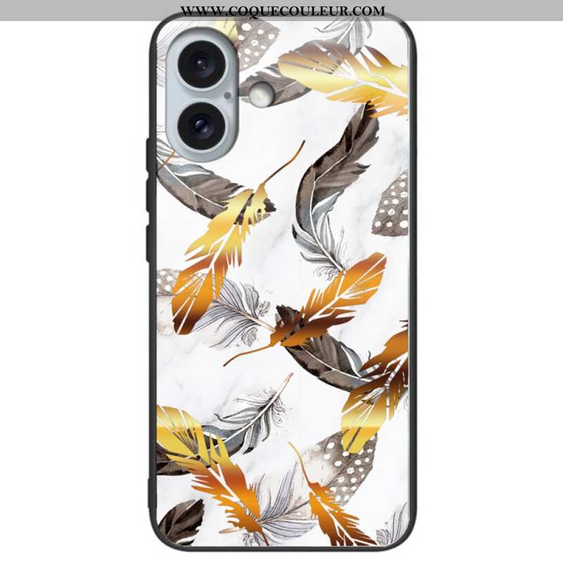 Coque iPhone 16 Plus Verre Trempé Différents Motifs