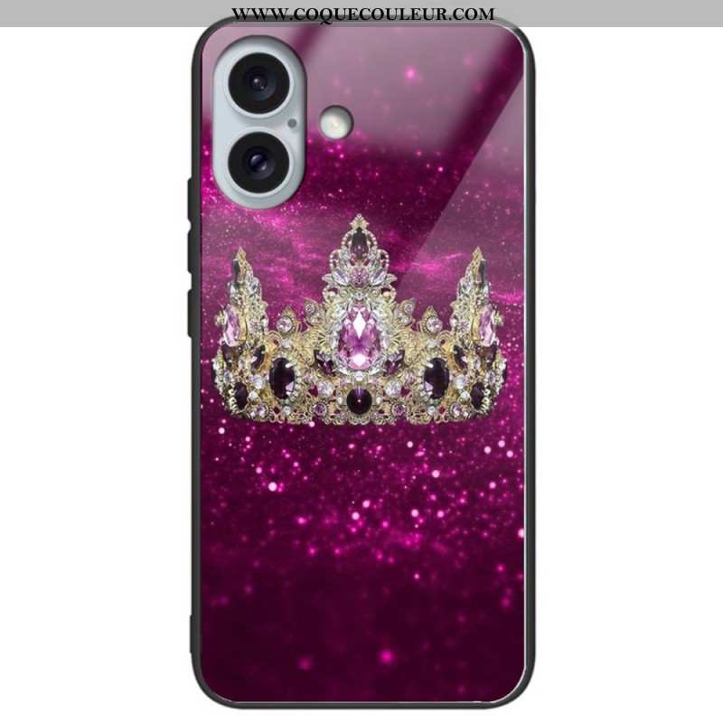 Coque iPhone 16 Plus Verre Trempé Différents Motifs