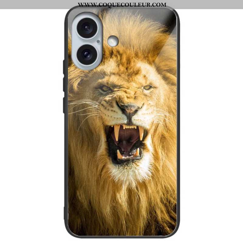 Coque iPhone 16 Plus Verre Trempé Différents Motifs