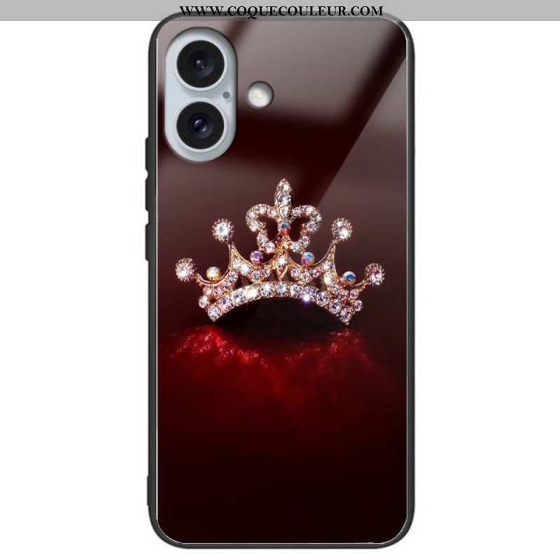 Coque iPhone 16 Plus Verre Trempé Différents Motifs