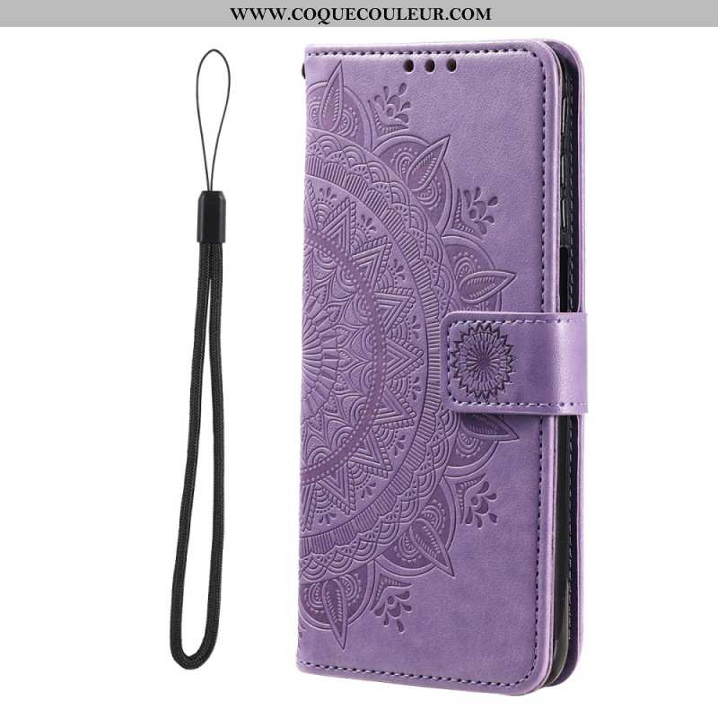 Housse iPhone 16 Plus Mandala Soleil