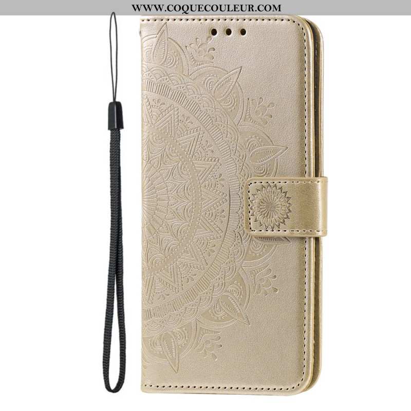 Housse iPhone 16 Plus Mandala Soleil