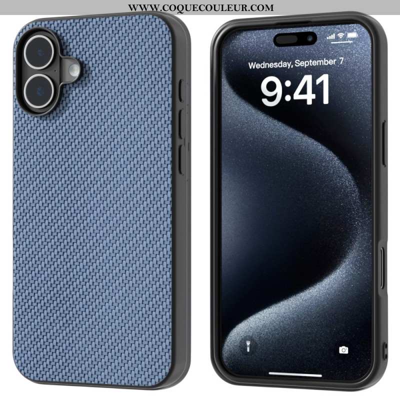 Coque iPhone 16 Plus Fibre Carbone ABEEL