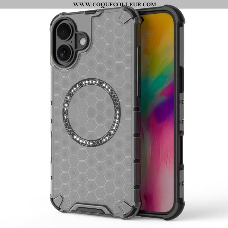 Coque iPhone 16 Plus Magnétique Nid d'Abeille