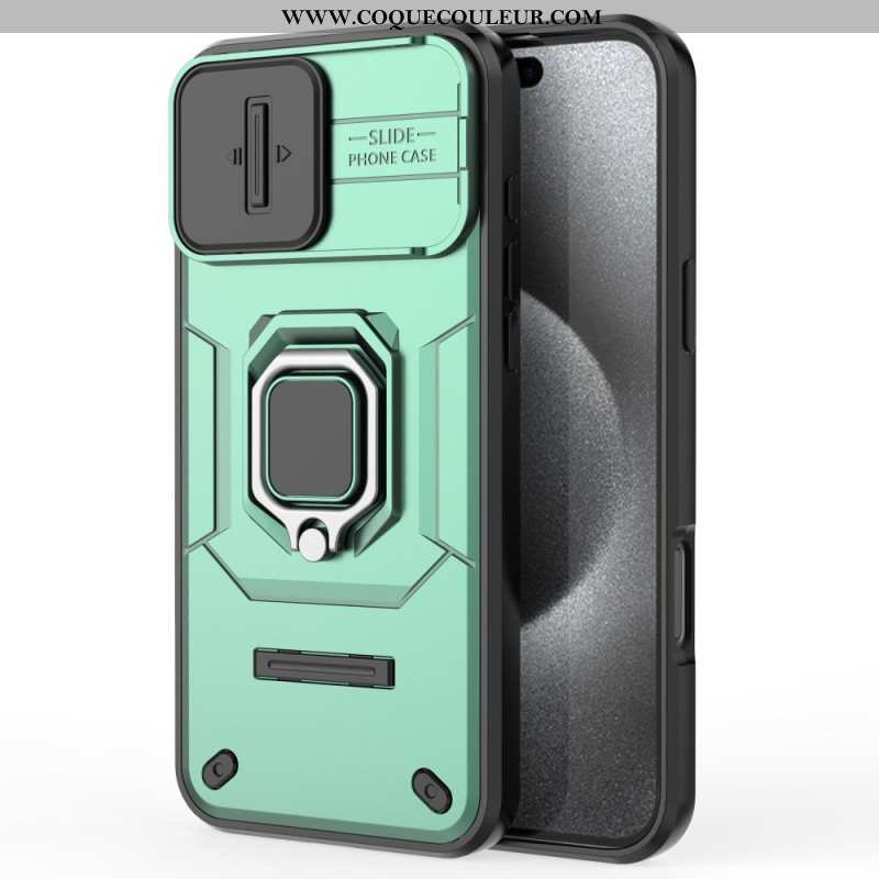 Coque iPhone 16 Pro Max Ring Résistante Protection Camshield