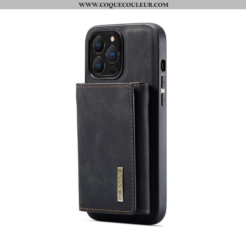 Coque iPhone 16 Pro Max Portefeuille Détachable DG.MING