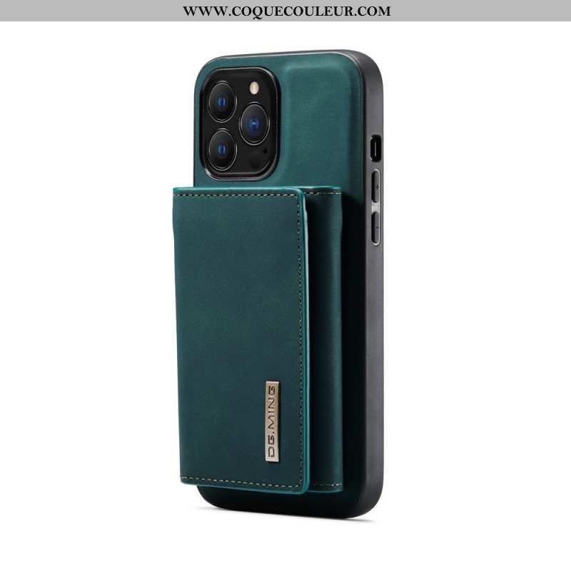 Coque iPhone 16 Pro Max Portefeuille Détachable DG.MING