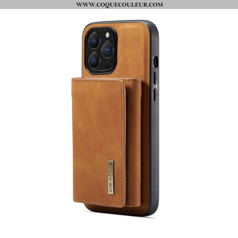 Coque iPhone 16 Pro Max Portefeuille Détachable DG.MING