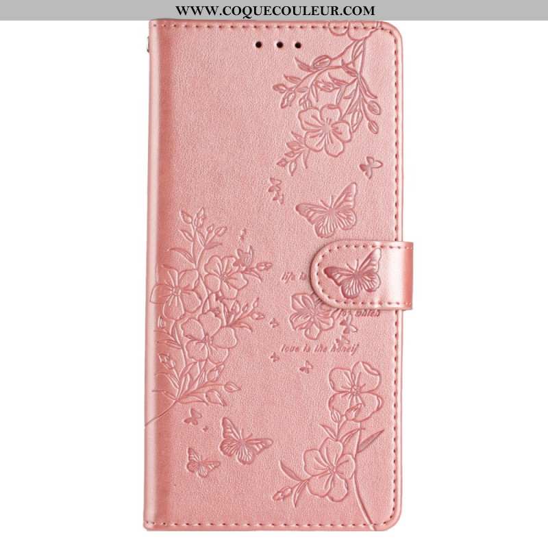 Housse iPhone 16 Pro Max Floralie et Papillons