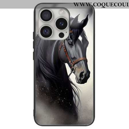 Coque iPhone 16 Pro Max Verre Trempé cheval