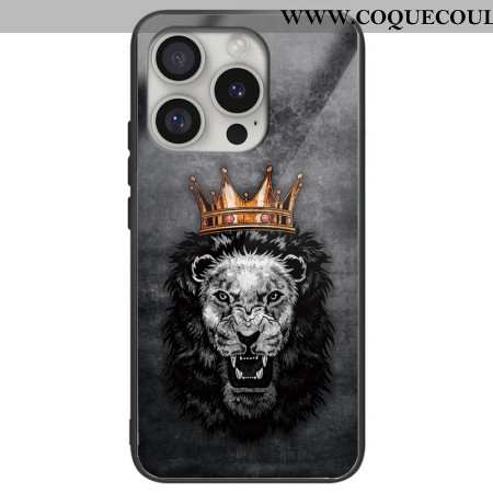 Coque iPhone 16 Pro Max Verre Trempé Lion Couronné