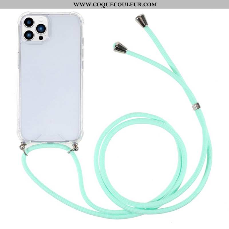 Coque à Cordon iPhone 16 Pro Max Transparente