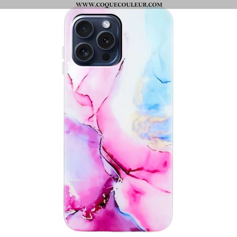 Coque iPhone 16 Pro Max Motif Marbré