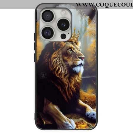 Coque iPhone 16 Pro Max Verre Trempé Roi Lion