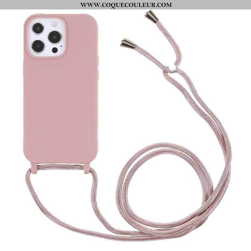 Coque à Cordon iPhone 16 Pro Max Silicone