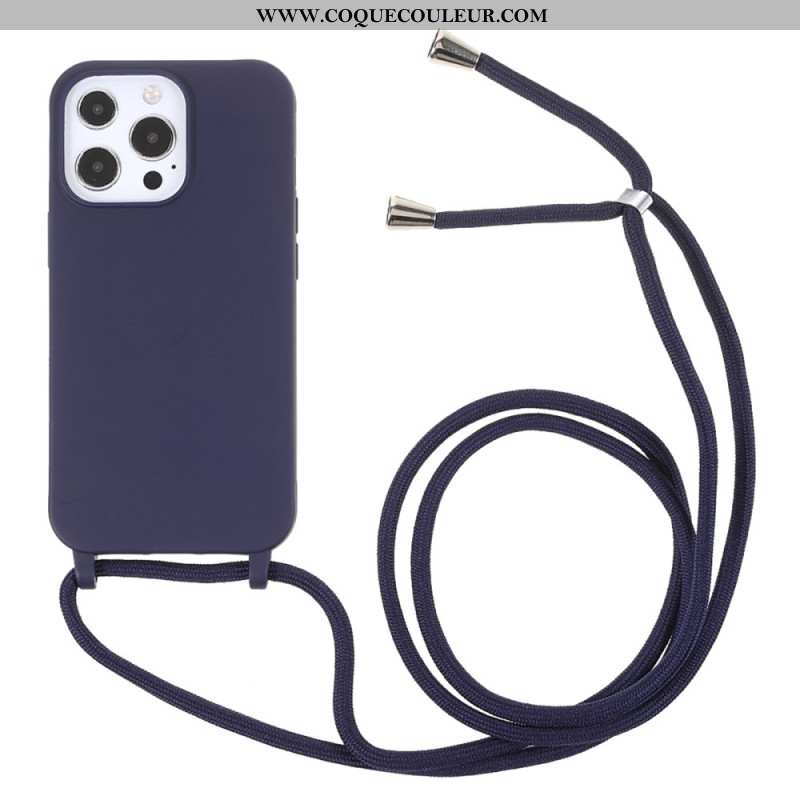 Coque à Cordon iPhone 16 Pro Max Silicone