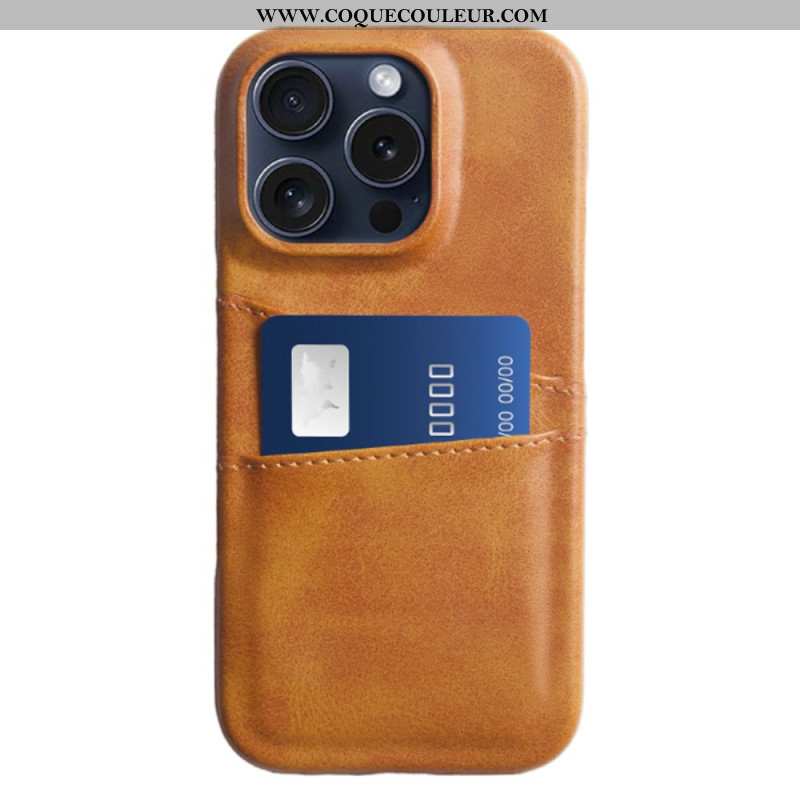 Coque iPhone 16 Pro Max Double Porte-Cartes