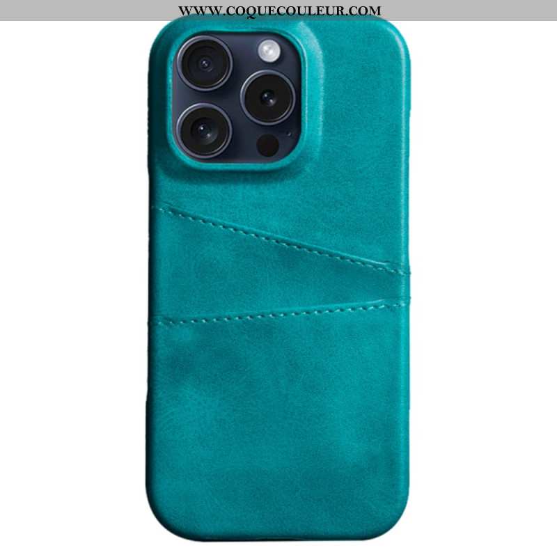 Coque iPhone 16 Pro Max Double Porte-Cartes